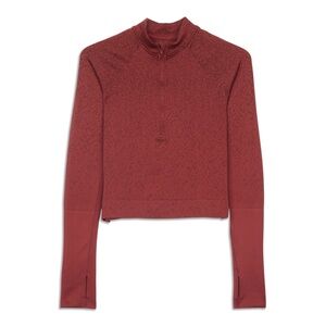 Lululemon Rest Less Crop 1/2 zip